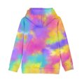thumbnail image 5 of Zwiiyzr Unisex Teens Kids Oversized Hoodies Sweatshirt Tie-Dye Fashion Long Sleeve Pullover Tops 4-14 Years for Girls and Boys Multicolor, 5 of 6