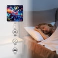 thumbnail image 4 of 10 Inch Wall Clock Battery Operated Silent Clock Decorative for Office, Kitchen, Outdoor, Living Room，Starry Shiny Sparkling Butterfly on Dark Style, 4 of 4