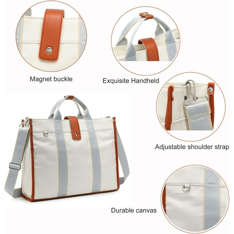 Laptop Tote Bag For Women 15.6 Inch - Work Teacher Office Bag With Multiple Compartments For Travel College
