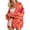 Orange, variant on CURBODO Women's Vintage Checkered Cardigan Sweater Soft Chunky Knit Open Front Outerwear