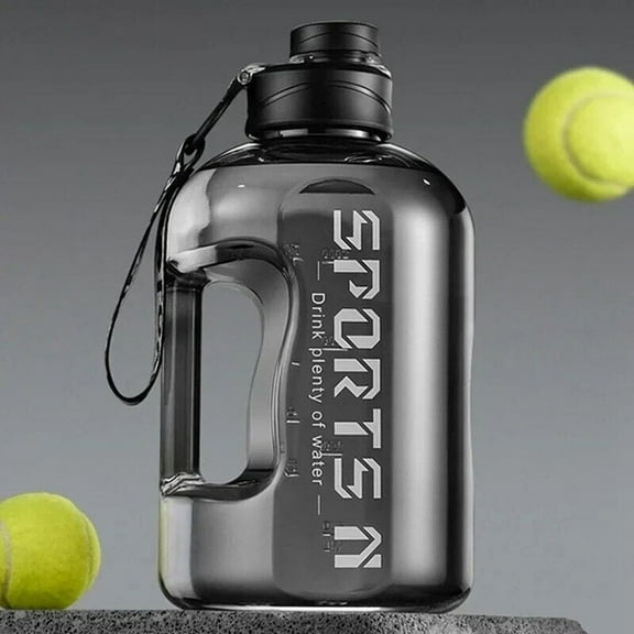 Large Capacity Sports Water Bottle for Fitness & Camping - 1.7L/2.7L Gym Cycling-2.7 L