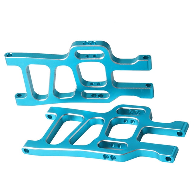 Reemplazo de brazos de suspensión inferiores traseros de aleación de aluminio para HSP 1/10 RC Car 94111 94108 1 par Monstrate WJ3168-01