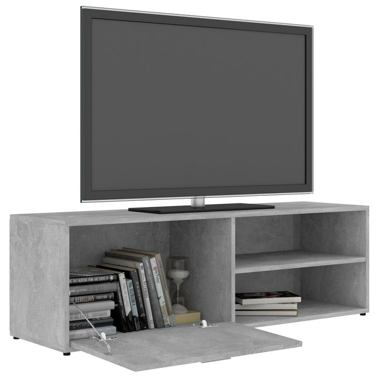 Mavis Laven TV Cabinet Concrete Gray 120x34x37 cm Chipboard Living