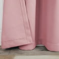 thumbnail image 6 of Bkue Nile Mills Modern, Classic Solid Semi Blackout Curtains, Set of 2, 42" x 96", Mauve Chalk, 6 of 8