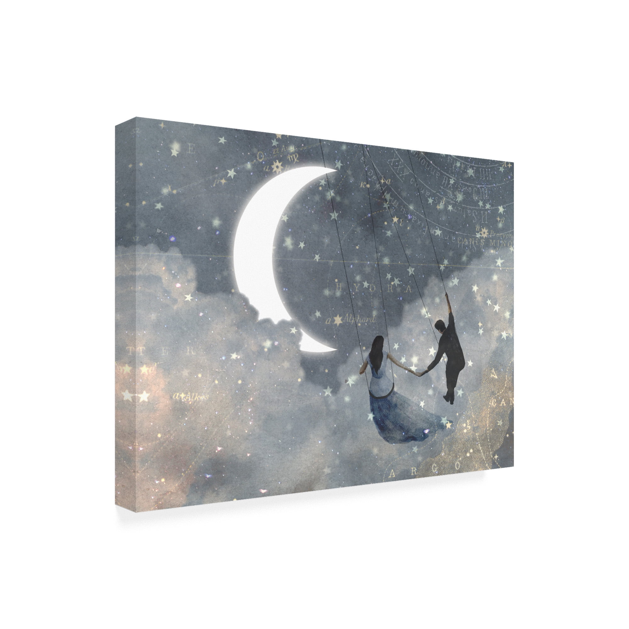 Trademark Fine Art 'Celestial Love I' Canvas Art by Victoria Borges