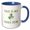 Blue/White, variant on 3drose, St. Patricks Day Text. This Is My Lucky Item, 11oz Mug