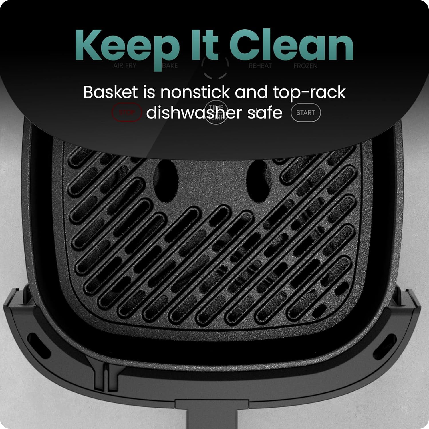 TurboX 4-in-1 Air Fryer, 5-Quart Digital Touch Control for Extra Crispy Chicken and Fries