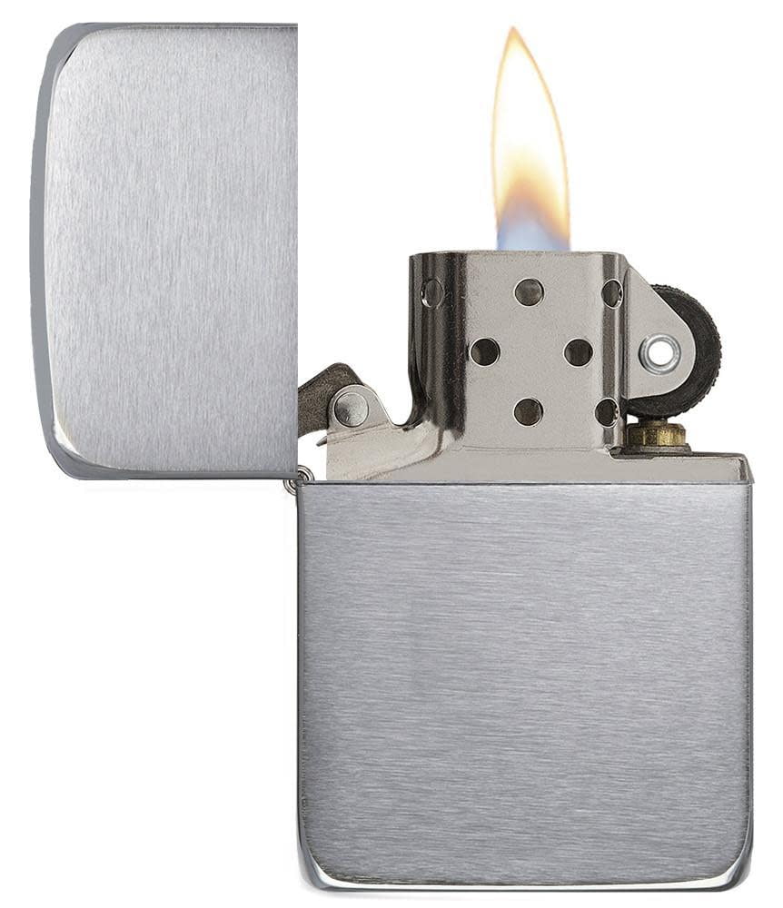 Zippo 1941 Replica Brushed Chrome Pocket Lighter