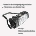 thumbnail image 5 of Motorcycle Handlebar Bag Small Ride-large Touch Screen Small Fork Bag Removable Shoulder Strap Waterproof-motorcycle Front Handle Storage Bag Contain, 5 of 5