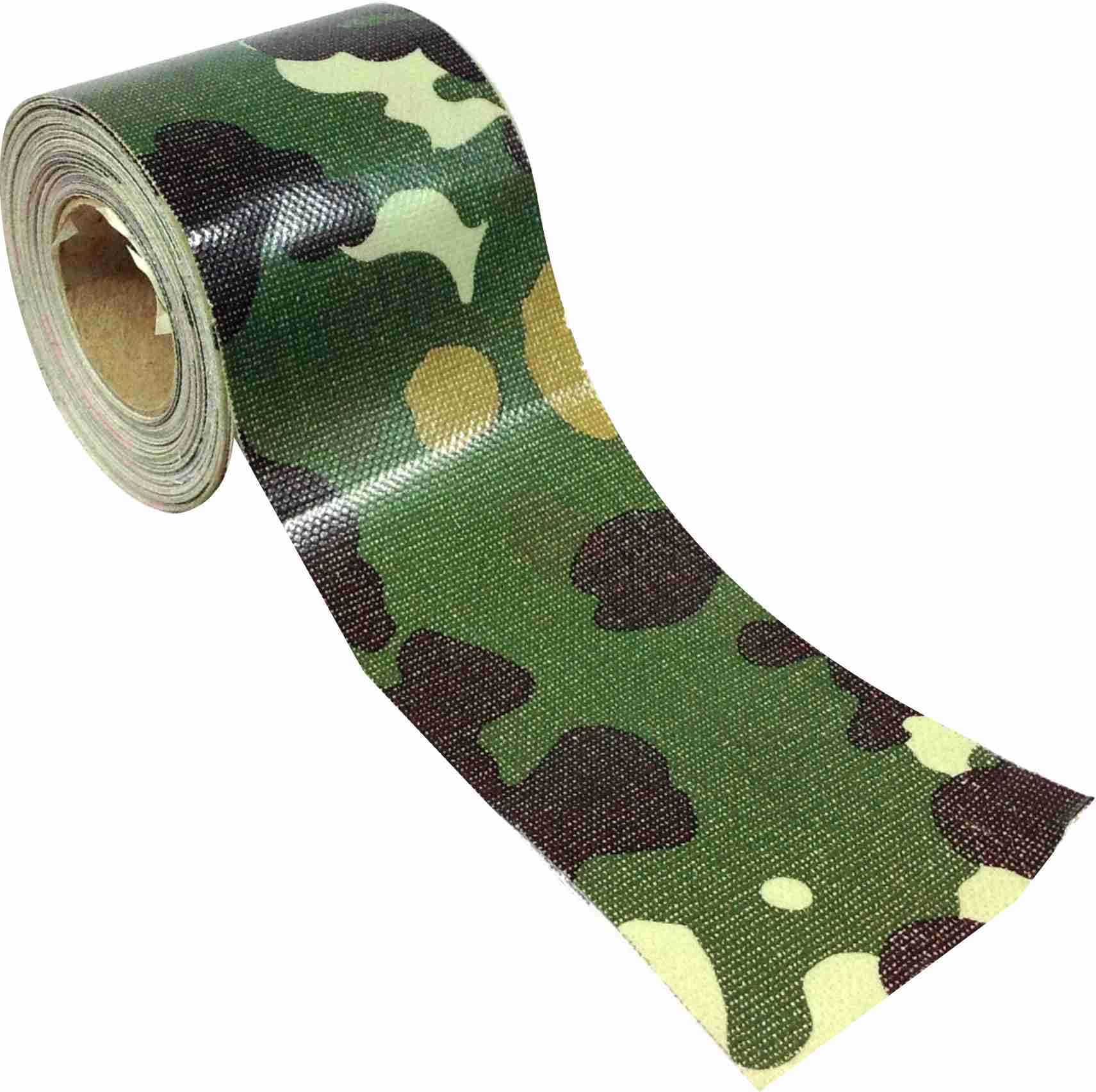 2" x 8 YARD MINI ROLL GAFFERS TAPE - CAMOFLAUGE - Single Rolls