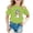 Light Green, variant on Toddler Girls Shirts Solid Color Round Neck Back To School T Shirt Soft Blouse Tops Preppy Shirts for Teen Kids, 9-10 Years, Blue
