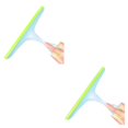 thumbnail image 4 of Electronicheart Window Glass Scraper Cleaning Wiper Mirror Washer Shutters Dust Remover Green 2PCS, 4 of 6