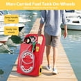 thumbnail image 3 of 26 Gallon Portable Diesel Fuel Tank On-Wheels with Electric Fueling Nozzle, 3 of 6