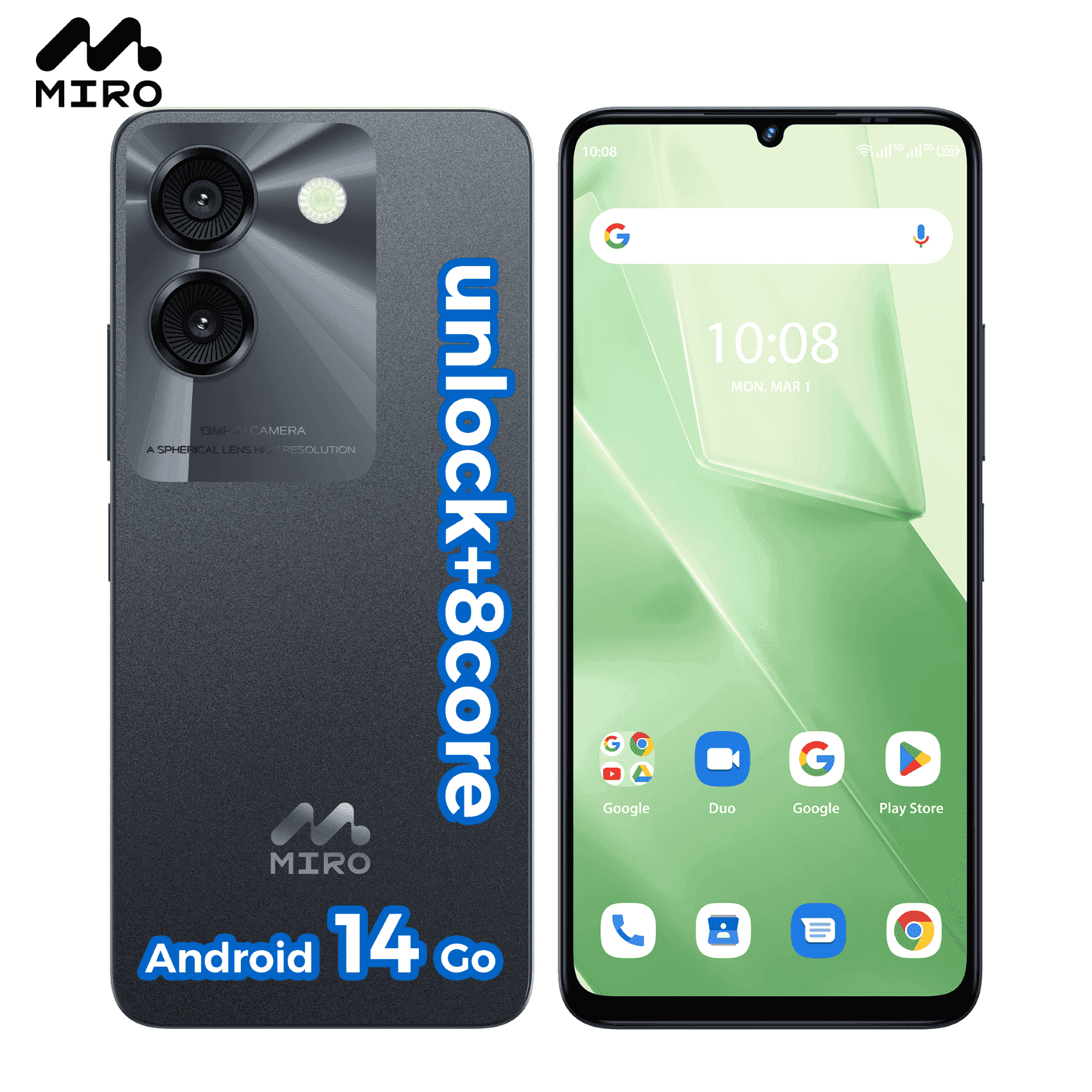 FOXXD Unlock A56 Smartphone 5.5-inch screen, Android 13, 2GB RAM