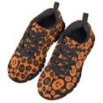 thumbnail image 3 of Chririnla Pumpkin Shoes for Kids Size 13 Lightweight Sneakers Comfort Lace up Athletic Running Shoes for Boys Girls School Holiday Footwear, 3 of 7