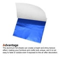 thumbnail image 4 of Uxcell 3.3 x 3.1inch Gold Leaf Foil Sheet Leaf Papers for Art Decoration Aluminum Blue 100pcs, 4 of 5