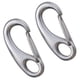 thumbnail image 1 of FOMIYES 2Ud Clip Para Cambio Fácil De Collar Y Etiqueta En Acero Inoxidable Plateado, 1 of 7