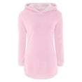 thumbnail image 4 of YunPes Fleece Pullover Hoodie for Girls Oversized Solid Long Sleeve Fuzzy Hooded Sweatshirt Teen Winter Warm Casual Sweater, 4 of 5
