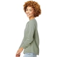 thumbnail image 5 of Independent Trading Co. Women's California Wave Wash Crewneck Sweatshirt PRM2000 Sage XL, 5 of 7