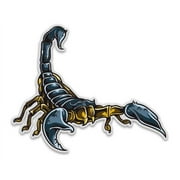Gray and Gold Scorpion - 3" Vinyl Sticker - For Car Laptop I-Pad Phone Helmet Hard Hat - Waterproof Decal