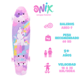 thumbnail image 4 of Patineta Onix Unicornio Magic Rainbow Rosa Multicolor, 4 of 5