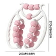 thumbnail image 3 of Clearance!Leg Rollers for Muscles, Massage Roller Relax Roller 20 Wheels, Cellulite Roller Muscle Relaxer Circular Legs Clamps Leg Massage for Tennis Elbow Legs,Pink, 3 of 9