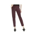 thumbnail image 2 of Max Studio London Womens Roxanne Casual Cropped Pants, Purple, 6, 2 of 2
