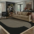 thumbnail image 3 of BERTHMEER 6'x9' Large Easy Jute Area Rugs for Living Room, Washable Patio Rugs Indoor Outdoor Carpet for Farmhouse Office Neutral Geometric Non Slip Beige Rugs for Bedroom Dining Room, 3 of 7