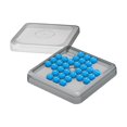 thumbnail image 4 of Bunblic Jeu de Solitaire Traditionnel Classique d'Échecs, Jeu de Réflexion pour Fête Amis, Bleu, 4 of 8