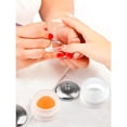 thumbnail image 3 of 4Piece Matte Crystal Glass Nail with Lid Nail Glass Crystal Cup Nail Crystal Bowl Dapping Dish Glass Crystal Dappen Dish Liquid Container Holder Tool for Acrylic Liquid Powder, 3 of 5