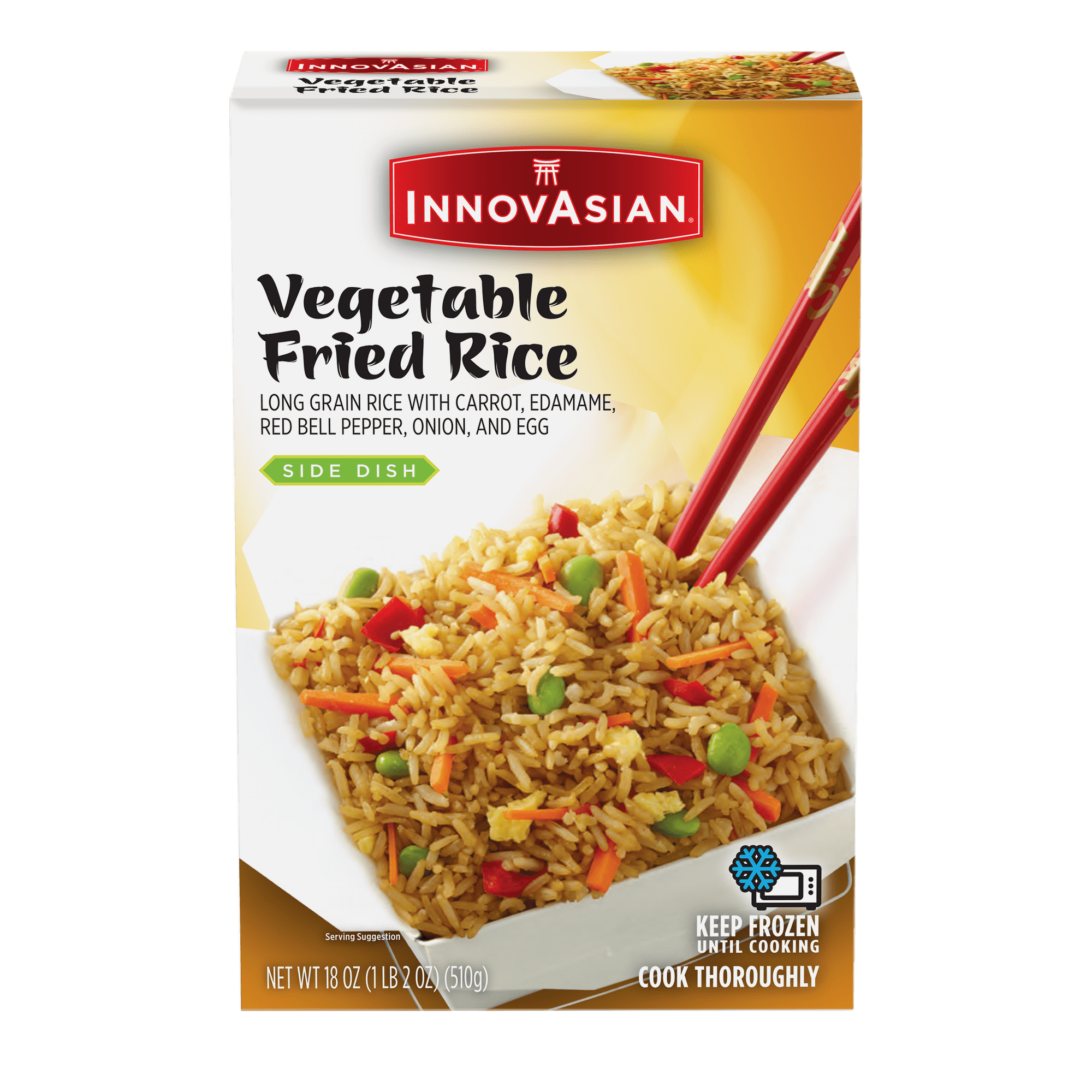 InnovAsian Vegetable Fried Rice, 18 oz (Frozen)