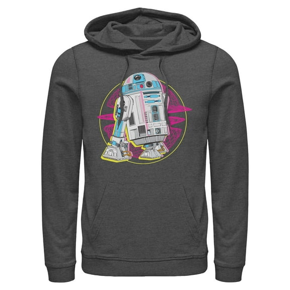 Mens Star Wars R2-D2 Retro Vibes Lightweight Hoodie