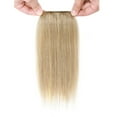 thumbnail image 4 of MY-LADY Invisible Short Clip In Remy Human Hair Extensions Side Patch Hair Pad Hairpiece Topper For Thicker #24 Natural Blonde 8inch, 4 of 10