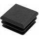 thumbnail image 4 of 20 PCS 25 x 25 mm Flap Plugs for Square Tube Square Black Plastic Plug End Cap for Pipe Tube Polyethylene Plastic End Caps, 4 of 5