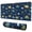 Dark Blue Dinosaurs-3, variant on Long Mouse Pads for Desk,Dark Blue Dinosaurs Space Pattern Desk Mats on Top Of Desks, Desk Mouse Pad Extra Large with 3mm Non-Slip Base and Stitched Edge for Gaming,Office,Work,Home 31.5"x11.8"