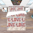thumbnail image 3 of Designart 'Color Love Pattern' Modern & Contemporary Duvet Cover Set, 3 of 4