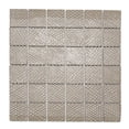 thumbnail image 4 of The Tile Life Nimbus 2" x 2" Blanco Matte Porcelain Mosaic Floor and Wall Tile, 1 Sheet, 4 of 10