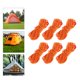 thumbnail image 3 of Cuerda reflectante de tienda Guyline de 4mm con tensores de Cuerda de 2 ojos Sunnimix Naranja, 3 of 8