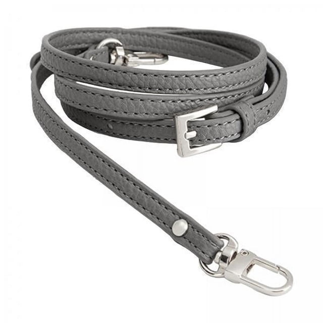 4 Correas de Cuero Strade Fareast Limited Repuesto para Bolsos Color Gris