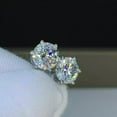 thumbnail image 2 of 2Ct Lab Created Round Cut Diamond Solitaire Stud Earrings 14K White Gold Plated, 2 of 2