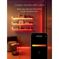 thumbnail image 2 of Twinkly Line – Extension Kit App-Controlled Adhesive + Magnetic LED Light Strip with RGB (16 Million Colors) LEDs. Extendable. 5 feet. White Strip. Indoor Smart Home Decoration Light, 2 of 8