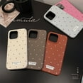 thumbnail image 2 of ins Korean polka dot suitable for iphone16 mobile phone case apple 15pro max personality simple 13 anti-fall 14 soft, 2 of 9