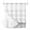 Gray, variant on No Hook Shower Curtain, Sage Green Stripe Small Shower Curtains with Snap in Liner, Modern Rustic Horizontal Green Striped Waterproof Washable Fabric Bathroom Curtain Sets, 36"W x 72"L