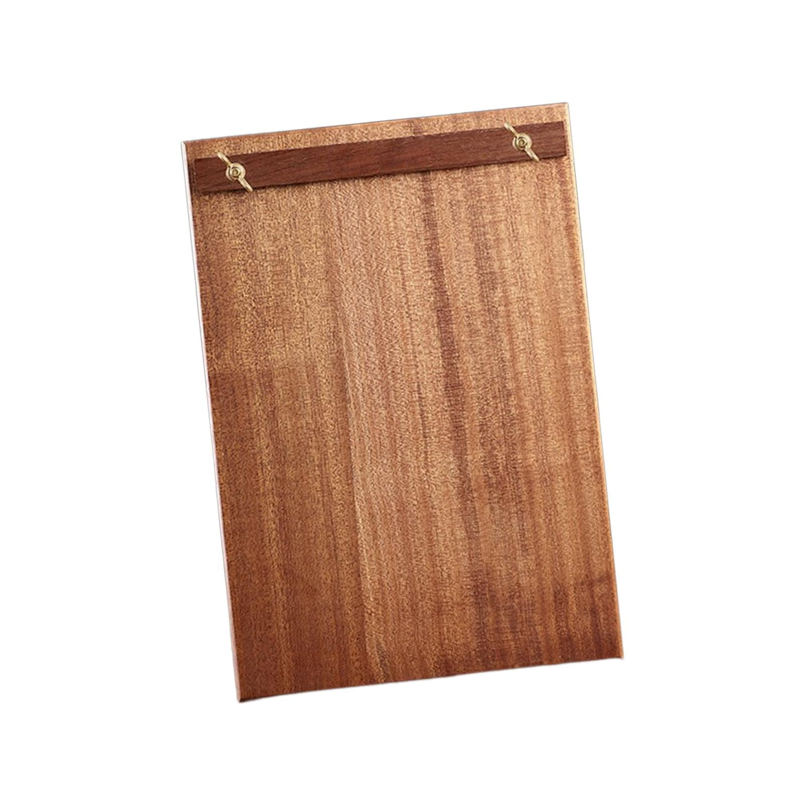 Easel Document Holders Free Standing Clipboard Display Stands Creative Retro Style Flyer Display for A5 Size Documents Artwork Drawer Board A5 Style A