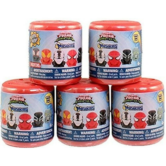 Spider-man vs Sinister 6 Series 1 - Mashems - 5 PACK LOT