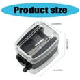 thumbnail image 3 of Portable Makeup Pencil Sharpener For Lip Liner Eyebrow Pencils Single Hole Pencil Sharpener With Clear Lid, 3 of 8