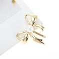 thumbnail image 5 of Unique Bargains 1 Pc Ponytail Buckle Hair Clip Faux Pearl Bow Hair Ponytail Cuff for Women Gold Tone, 5 of 6
