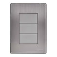 thumbnail image 2 of Placa Armada Inoxidable Ciega Plata 10 Pzs, 2 of 4