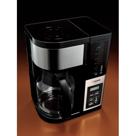 Zojirushi - Fresh Brew Plus 12-Cup Coffee Maker - Stainless black