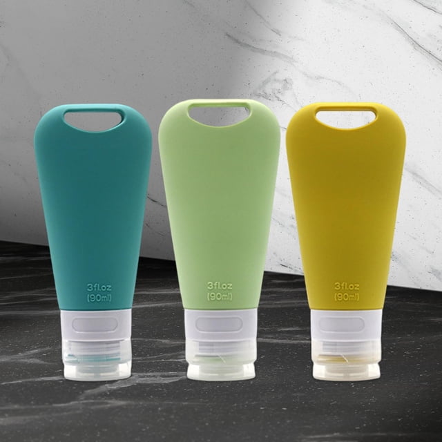 Juego de Botellas de Viaje Yinane Botellas de Viaje de Silicona 90 ml